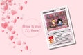 Personalized Pokémon Valentine’s Day Card, Hand-Drawn Cards Idea, Valentine’s Gift for Couples, Anniversary Gift Card, Gift for Pokémon Fans