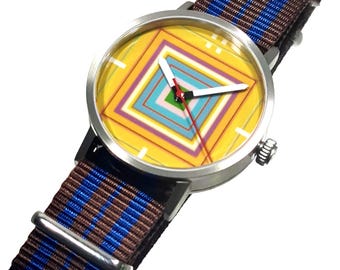 Unique Colorful Fashionable Ladies CONCENTRIC Designers Watch  #152