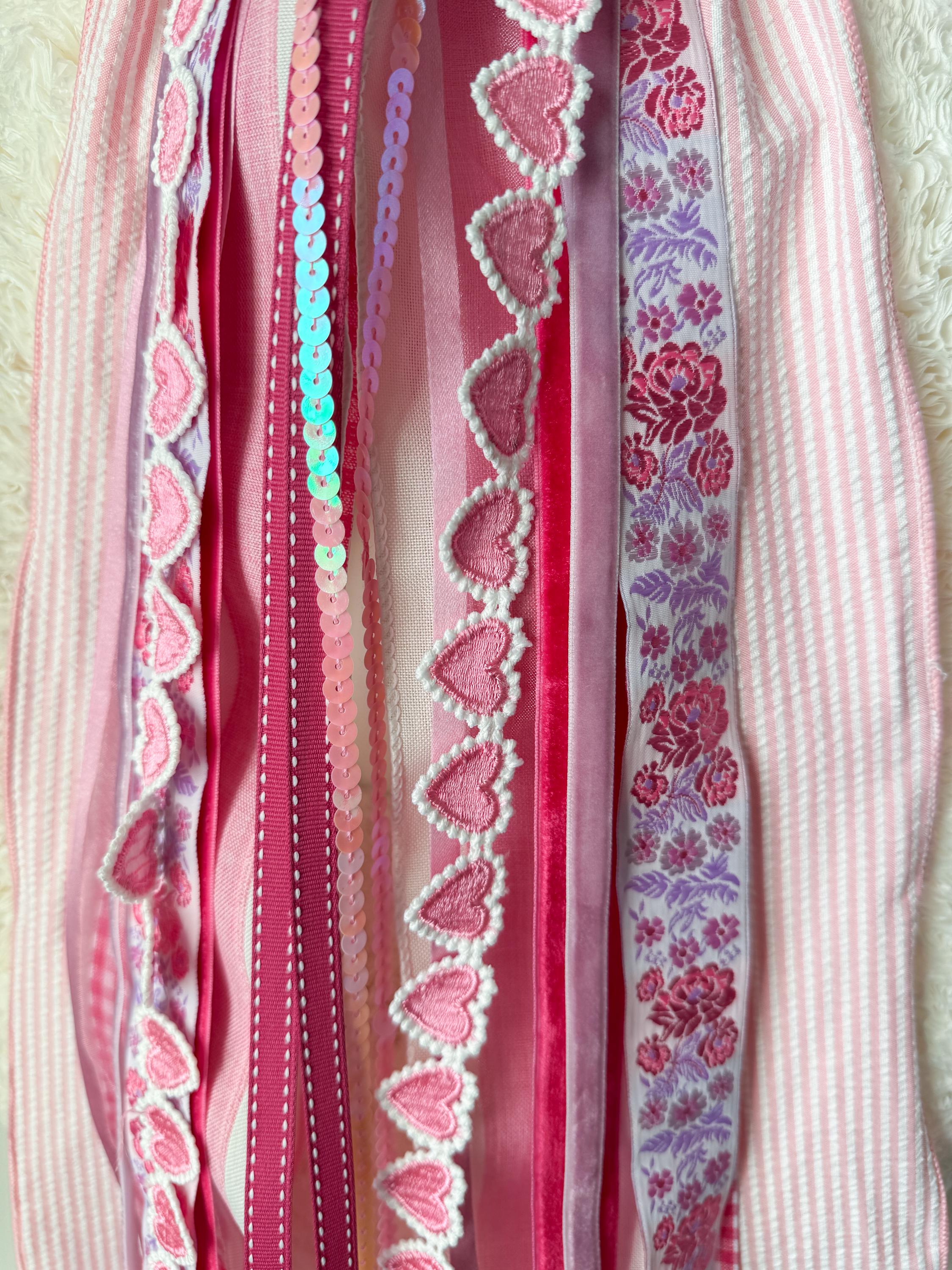 Valentine's Ribbon Bundle for Wreath Ribbon Set Valentines Day Decor ...
