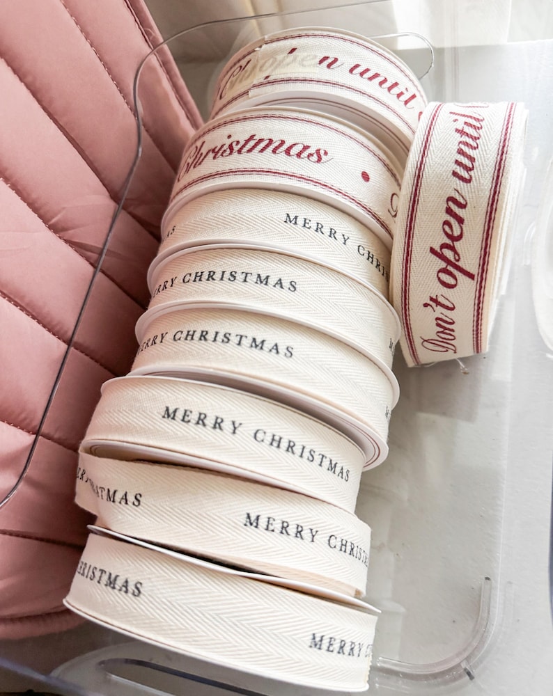 Christmas Ribbon Gift Wrapping Ribbon for Christmas Gift Wrap Ribbon ...