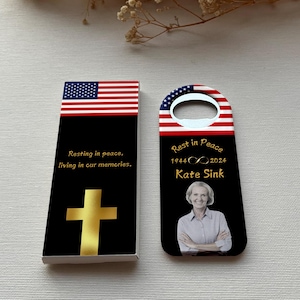 Bulk Celebration Of Life Favors, Personalized Funeral Bottle Opener, Memorial Gifts, In Loving Memory Magnet