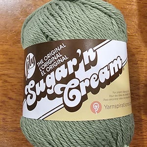 Lilys Sugar N Cream 100% Cotton yarn BRAND NEW Crochet Yarn knitting thread 1 SKEIN