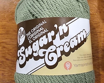 Lily Sugar N Cream 2.5 oz 100% Cotton yarn BRAND NEW Crochet Yarn knitting yarn, 1 SKEIN, Solid colors, bright, washcloth yarn, dishcloth,