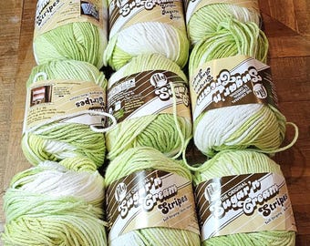 Lilys Sugar N Cream 100% Cottom yarn Ombre BRAND NEW NWT Crochet Yarn knitting thread (1 skein) Vintage Detash lot knitting cotton