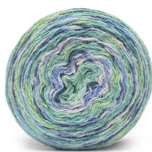 Caron® Groovy Cloud Cakes™ Yarn - Plum Paradise - Minty Marvel - Discontinued - New and Unused Yarn, Caron Cake #crochet #knitting