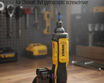 New Dewalt 8Volt gyroscopic screwdriver mount - Wall mountable - 3D printed - ****Screwdriver  not incluted****