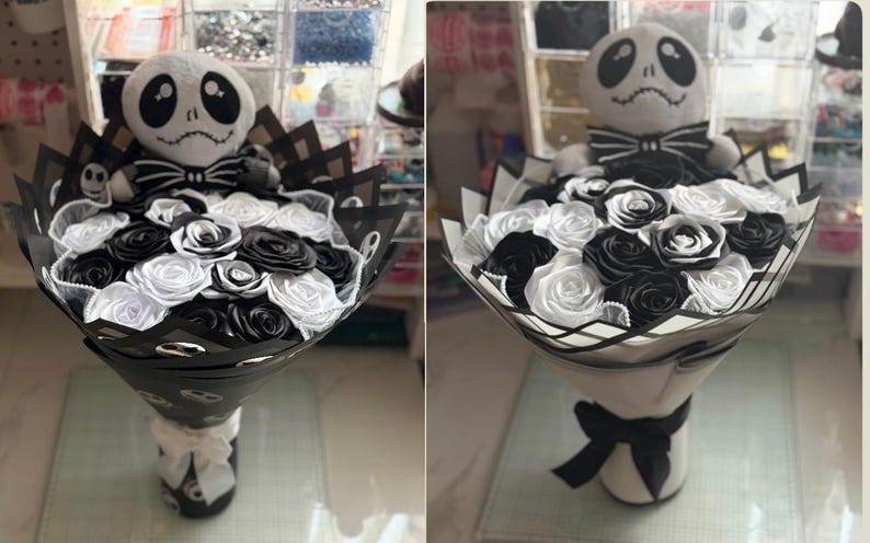 Spooky Ramo Jack Halloween Bouquet Spooky Bouquet Happy Birthday Eternal Flower ...