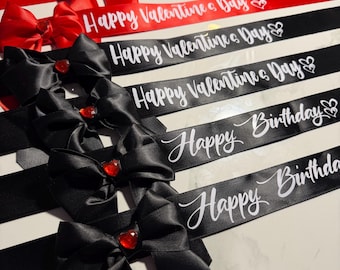 Mothers Day Custom Ribbon,Custom Sash,Personalized Ribbon,Holiday Bouquet Ribbon,Custom Ribbon