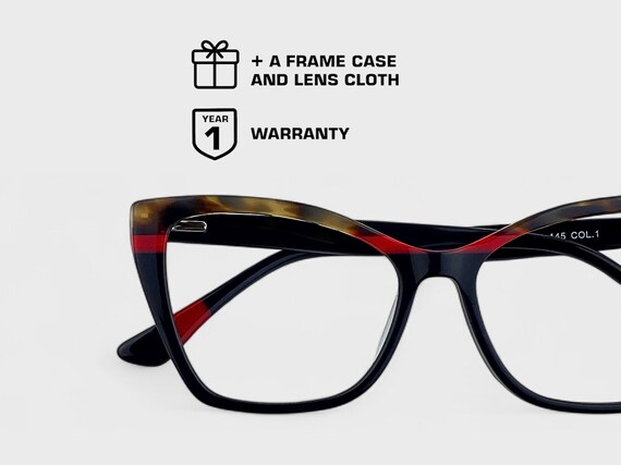 Chic Cat-Eye Riviera Glasses | French Touch Sophisticated Eyewear | Timeless Charm & Modern Flair | Casual or Formal Look | BlueBlock Ready