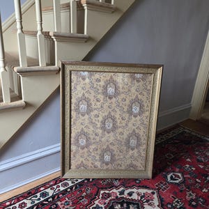 Antique French Textile Framed