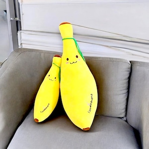 Banana Plush Pillow | Cute Super Soft Hugging Pillow Stuffed Toy for Kids | Birthday, Anniversary and Valentines Day Gift 40 & 60 CM