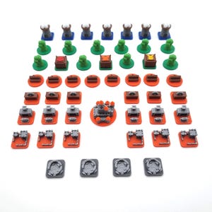 Root brädspel 3D-tokenuppsättning