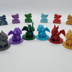 Flamecraft - Dragon minis, 6 colors