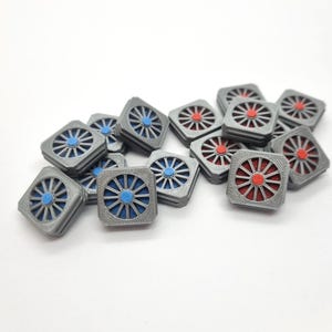 Nemesis technical corridor entrance, ventilation token set, 15 pcs
