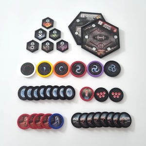 Nemesis token shield / protector set, 91 pcs