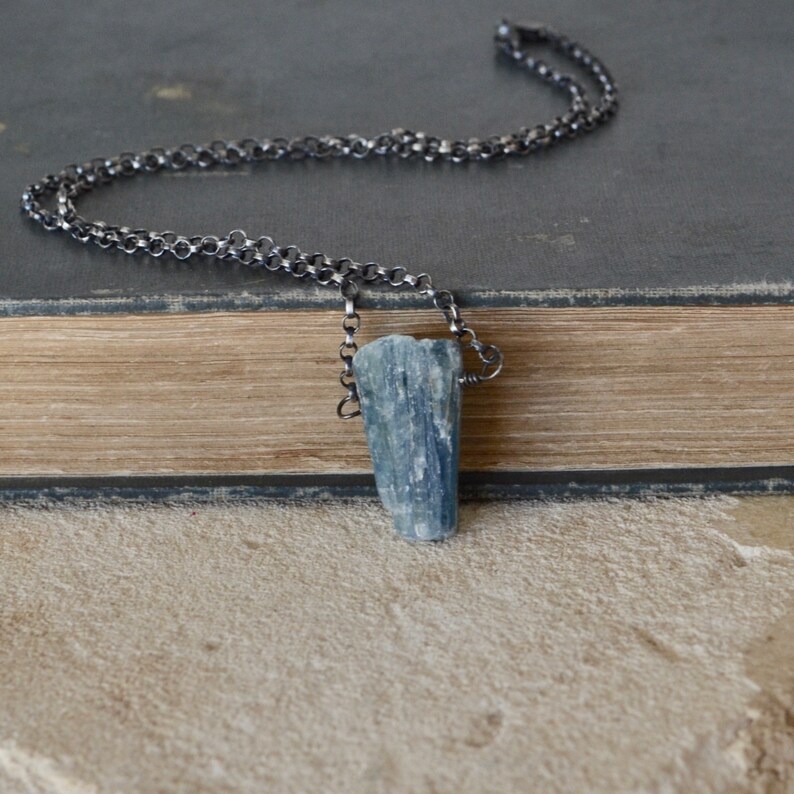 Natural Blue Kyanite Pendant