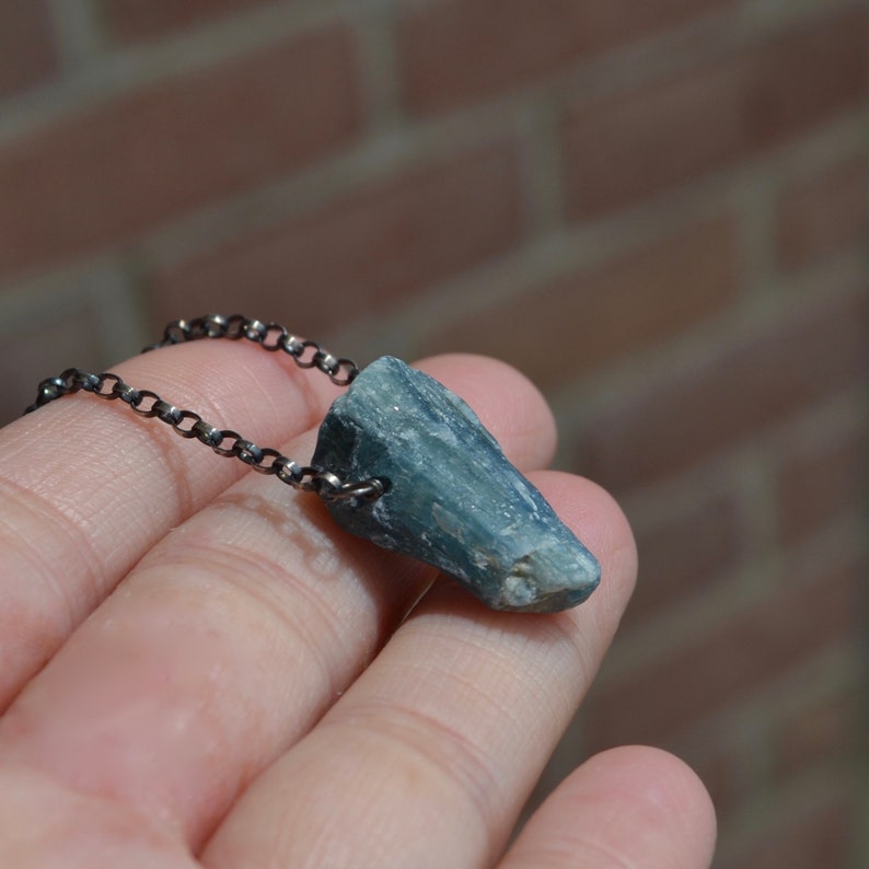 Natural Blue Kyanite Pendant