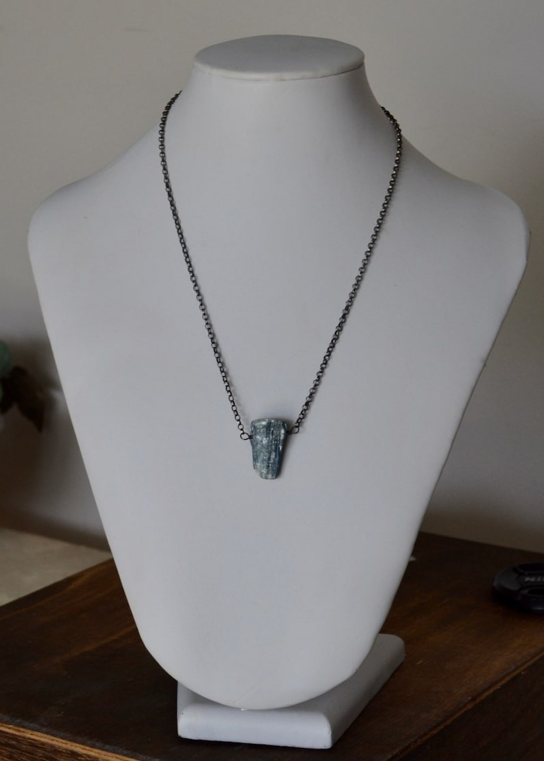 Natural Blue Kyanite Pendant