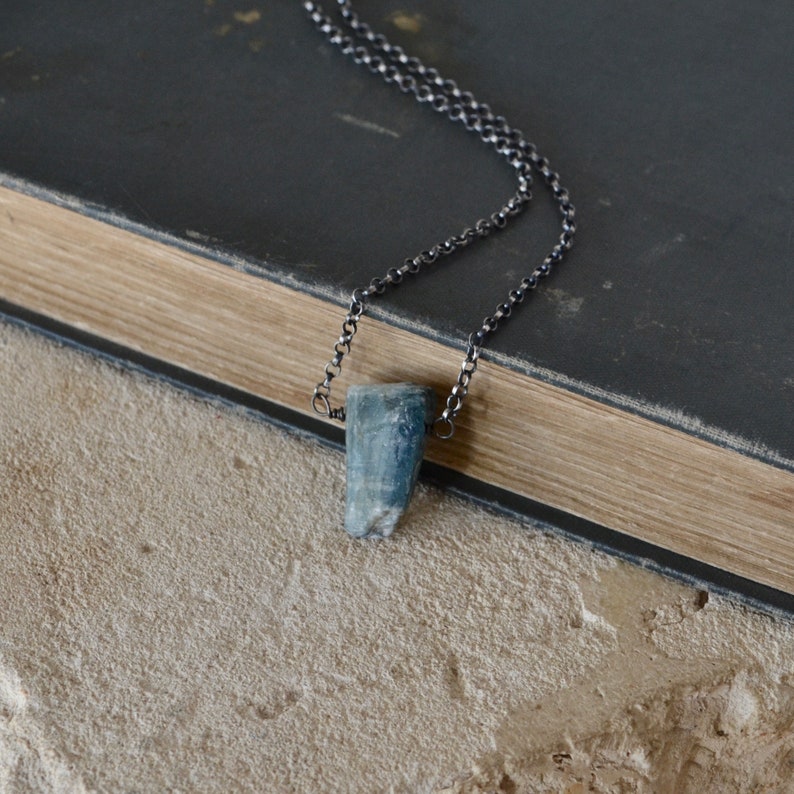 Natural Blue Kyanite Pendant