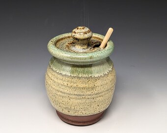 Pottery Honey Pot