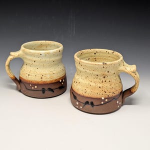Pottery Mugs, set of 2