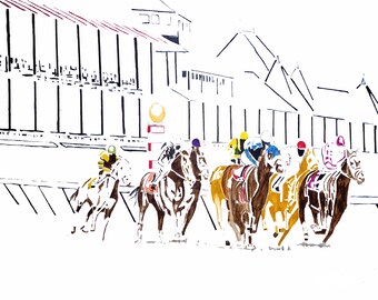Saratoga Race Track - Etsy