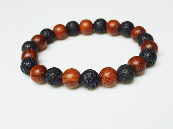 etsy lava rock bracelet