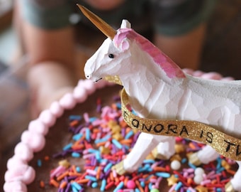 Unicorn Cake Topper for Magical Birthday Party