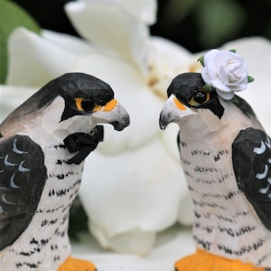 Peregrine Falcon Wedding Cake Topper for Atlanta Football Fans