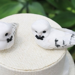 Snowy Owl Cake Topper for Same Sex Wedding