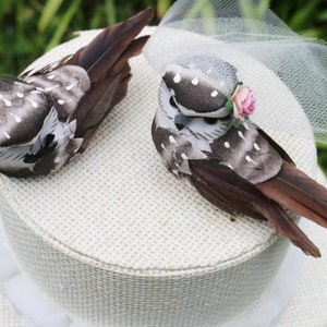 Barn Owl Wedding Cake Topper for Anniversary Engagement or Rehearsal Dinner image 6