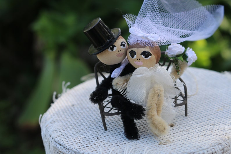 Custom Wedding Cake Topper Bride Groom Newlywed Ornament