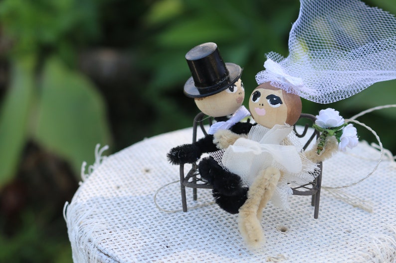 Custom Wedding Cake Topper Bride Groom Newlywed Ornament