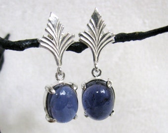 Iolite Post Earrings RKS379