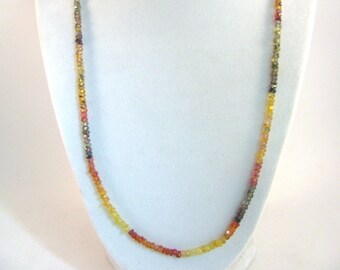 Multicolored Sapphire Necklace RKS586