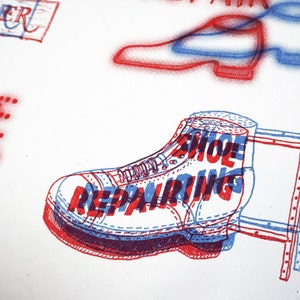 A Drunkship of Cobblers Collective Noun No. 7 risograph print image 4