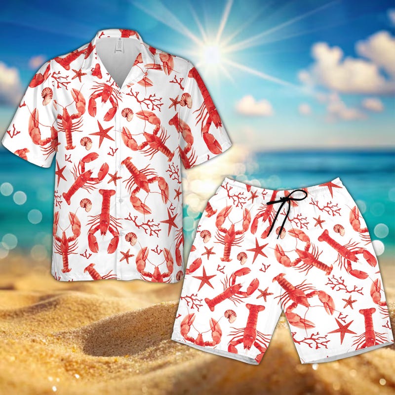 Cream Lobster Summer Shirt main image 0