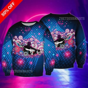 DJ Player Music 3D Shirt for Men and Women, Stylish Christmas DJ Lover T-Shirt, Music Enthusiast Gift, Ideal Gift for Music & DJ Fans