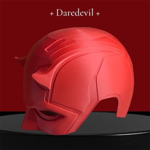 Daredevil Inspired Fan Art 3D Printed Cosplay Cowl Mask Helmet - Matt Murdock, Defenders, Hell&#39;s Kitchen