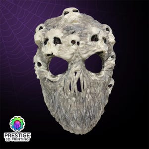 Ghoul Face Halloween Mask - Creepy Halloween Ghost Mask, Cosplay and Halloween Costume favorite