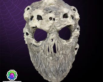3D Printed Ghoul Face Mask: Creepy Halloween Costume
