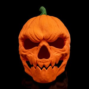 Halloween Pumpkin Head Mask/Helmet - Cosplay & Costume Quality