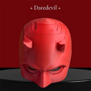 Daredevil Inspired Fan Art 3D Printed Cosplay Cowl Mask Helmet - Matt Murdock, Defenders, Hell&#39;s Kitchen