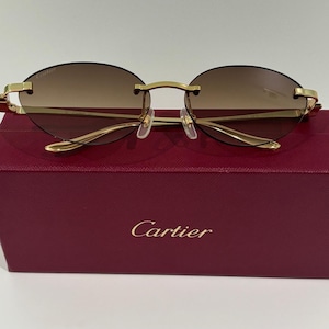 Cartier glasses rimless - Etsy 日本