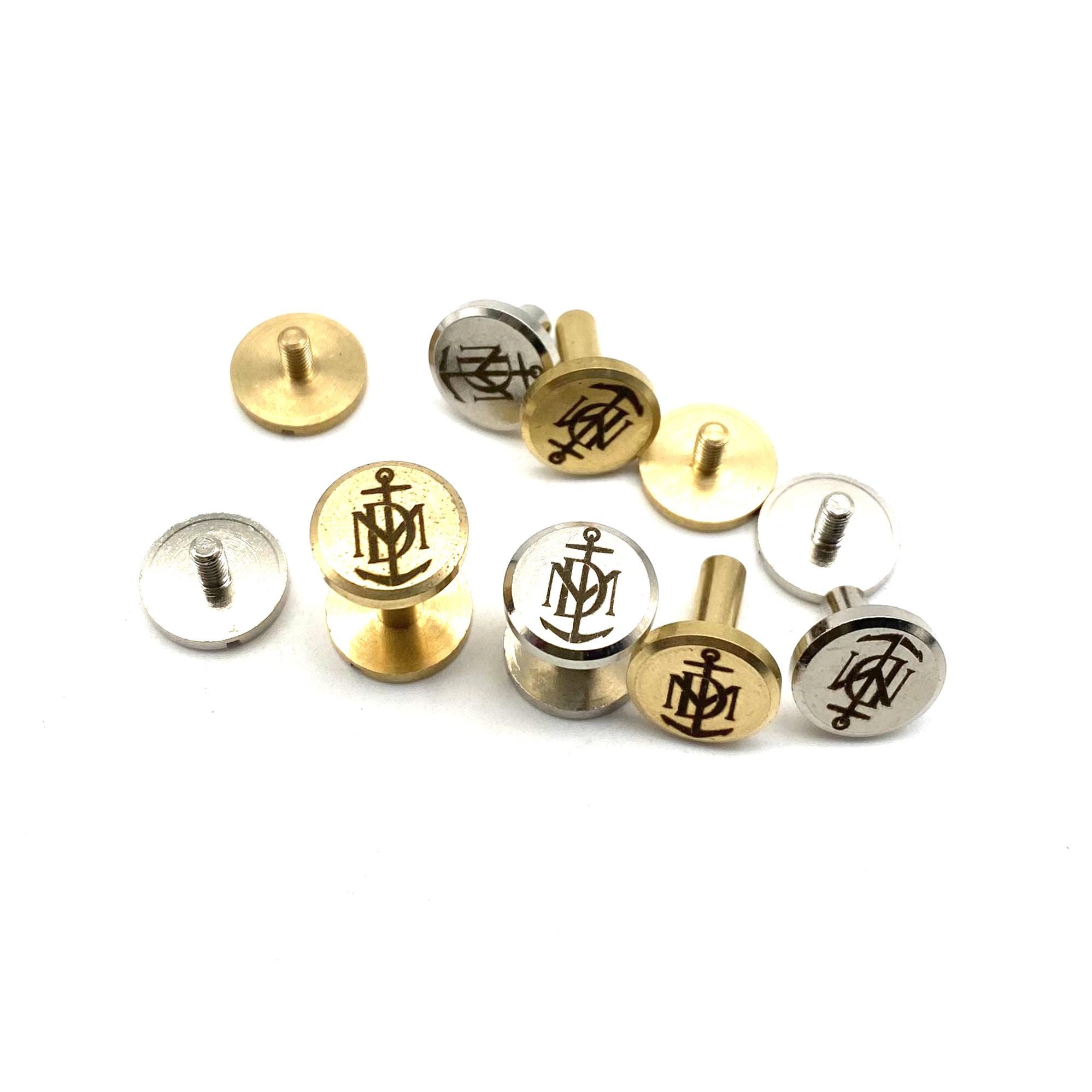 Anyasen Borchie In Etallo Ferro Conico Rivet Punk Vite Conica Fora Di Proiettile Rivetti Punta - Foto 3