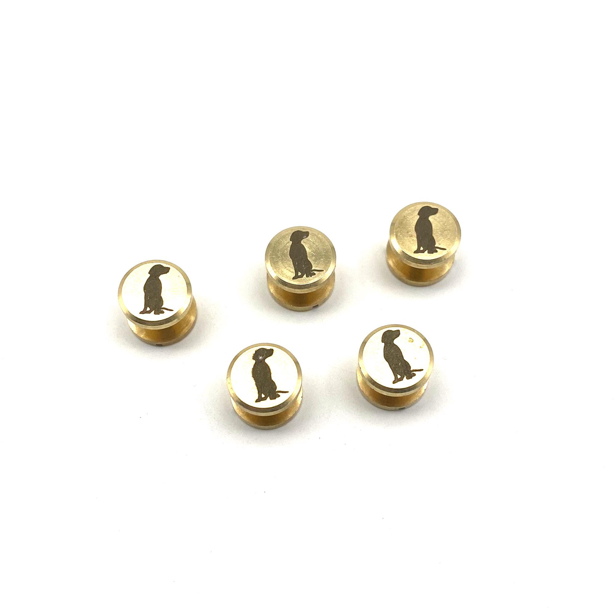 BORCHIE a CUPOLA 6mm GOLD oro 50pz Termoadesive Prima Qualità scarpe h