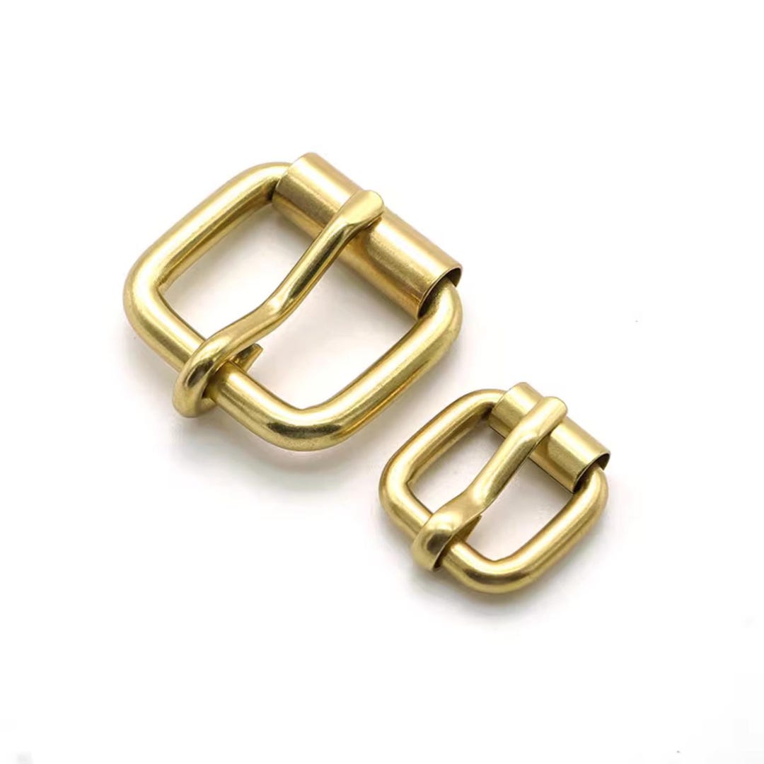 Adjustable Shoulder Strap Clasp Solid Brass D-ring Slide Buckle ...
