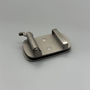 Pure Titanium Automatic Belt Buckle 3.5cm/3.8cm, Men's Premium Auto-Lock Clasp, Hypoallergenic Dress Belt Hardware image 6