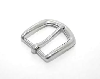 Solid Brass Pin Buckle, 3.0cm Unisex Belt Clasp, Vintage Style Waistband Hardware