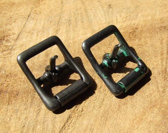 Solid Brass  Pin Buckle D-Ring Slide Buckle / Ladder Lock Buckle
